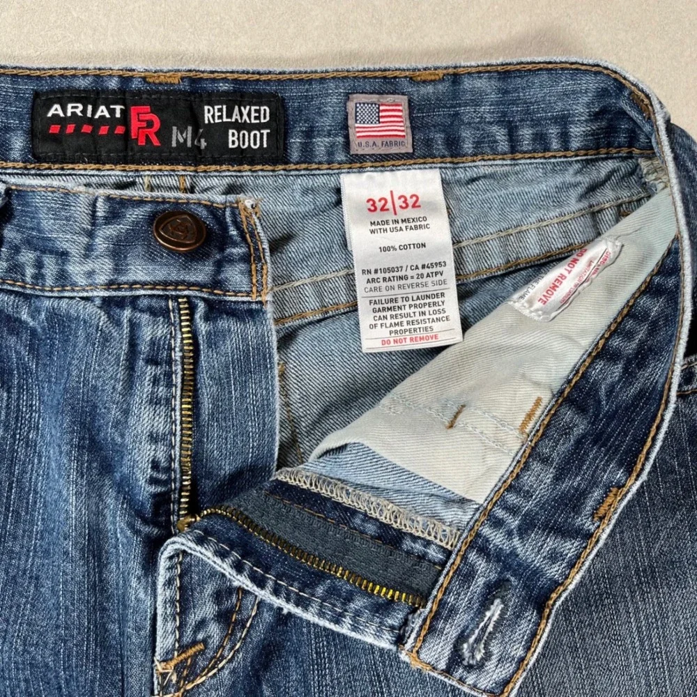 Ariat M4 FR Relaxed Boot Cut Jeans Mens 32x31 Flame Resistant CAT 2 PPE Workwear